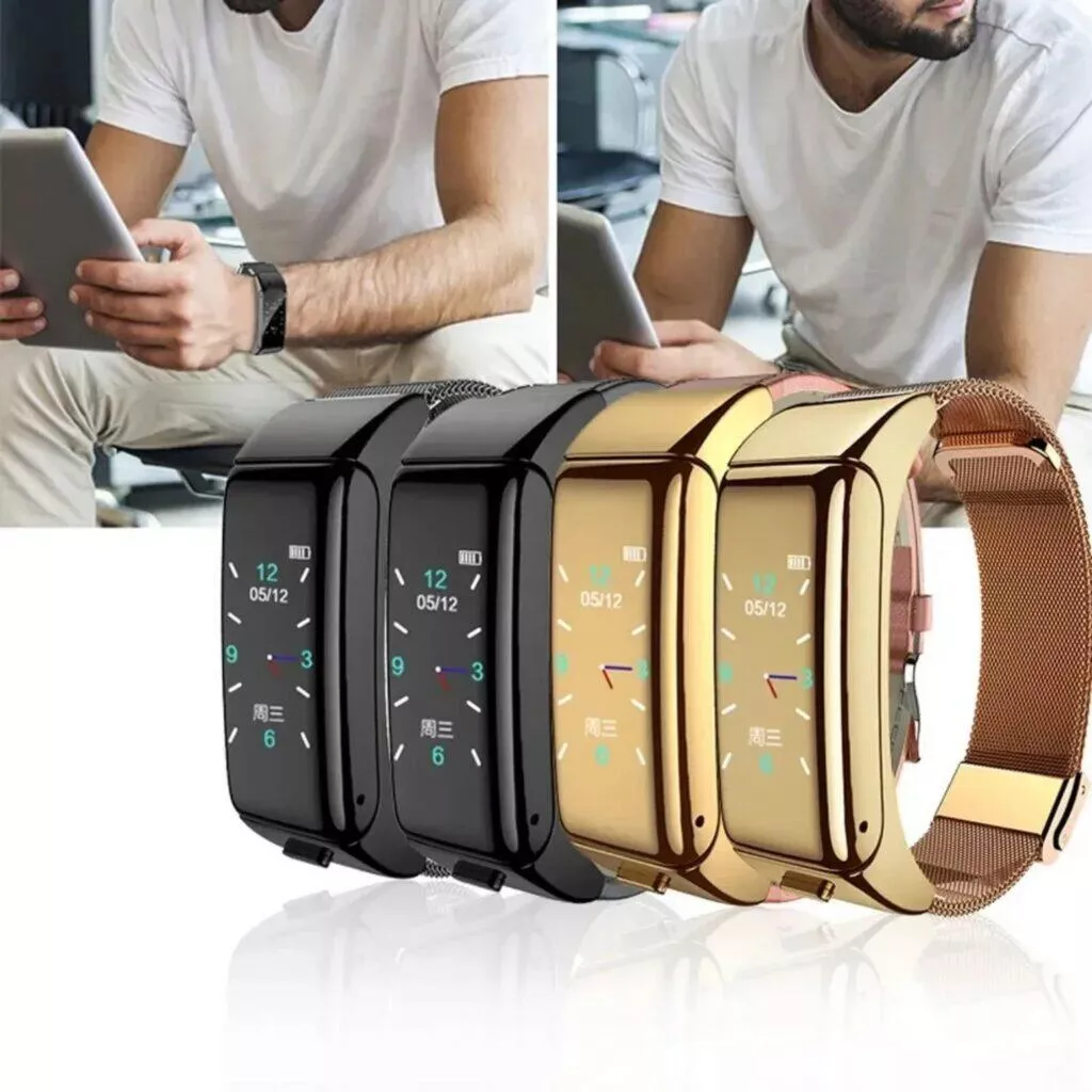 Chytrý náramek se sluchátkem AliExpress nositelné elektro