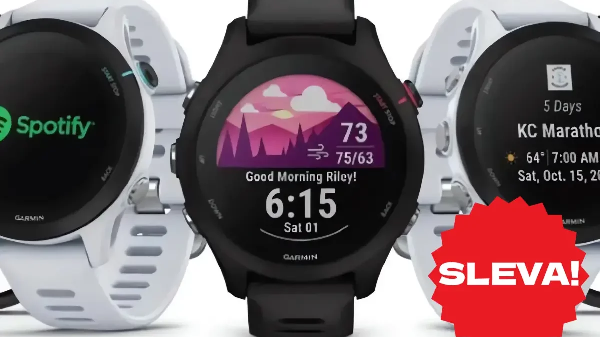 Super sleva! Cena oblíbených Garmin Forerunner 255S Music se výrazně snížila