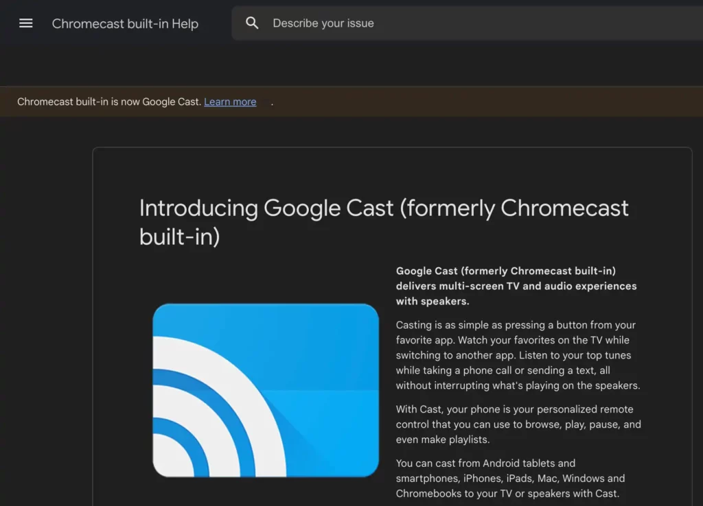 google cast nove logo