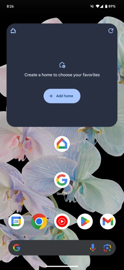 google home widget 4
