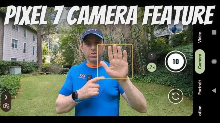Google Pixel 7 Pro Camera Palm Timer Feature - New Feature