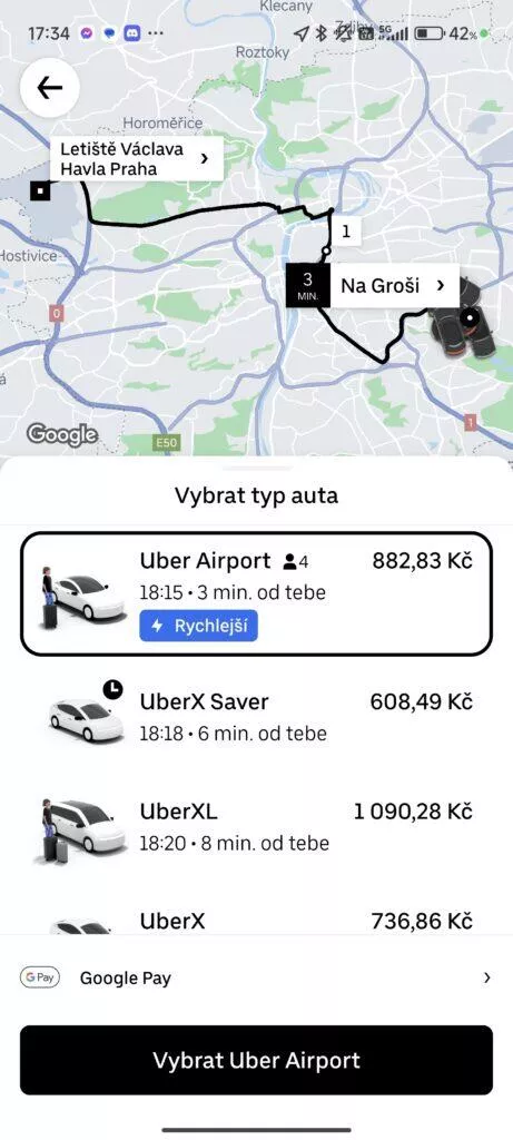 jak ušetřit za uber
