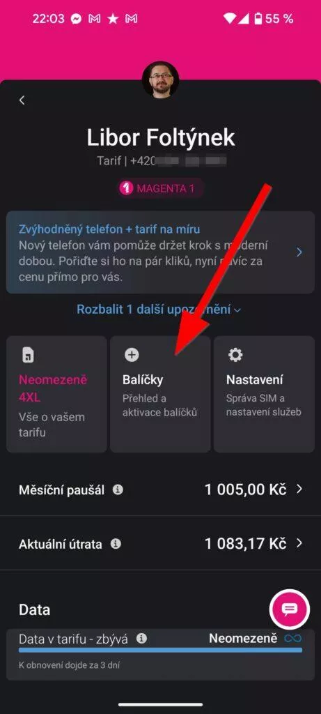 Nastavení Magenta TV