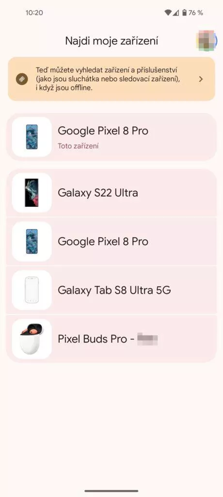 Najdi moje zařízení