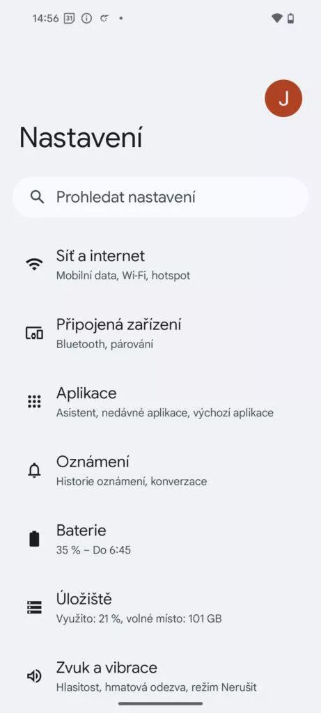 nastavení google pixel 8a