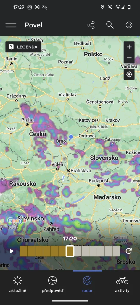 pocasi a radar meteocentrum 1