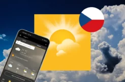 Aplicação meteorológica 24 República Checa