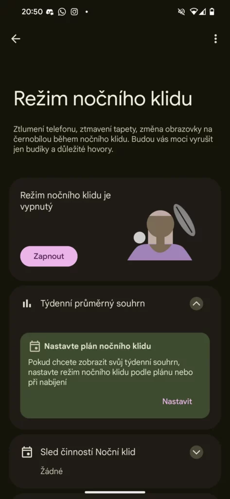 rezim n klidu
