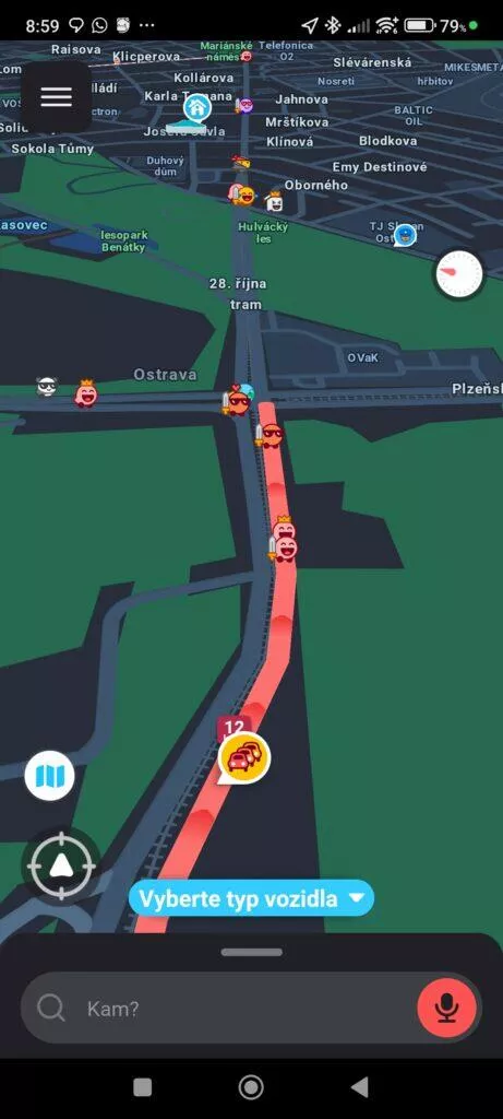 Snaží se vyhýbat kolonám