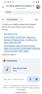 Youtube Musec Gemini extension