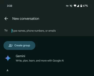 Zprávy Google Gemini