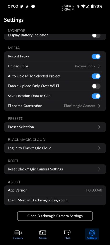 blackmagic camera 6