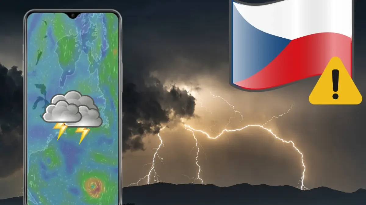 Česko dnes zasáhnou silné bouřky! Jak je sledovat pomocí telefonu?