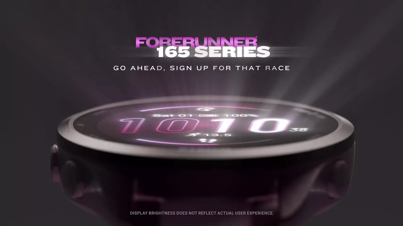 Garmin | Série Forerunner 165 com tela AMOLED