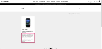 Garmin Edge 1050