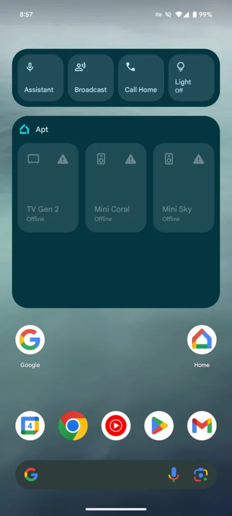 google home widget 1