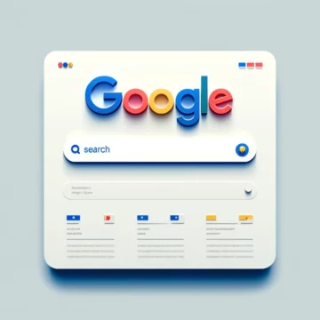 google vyhledavac ilustrace