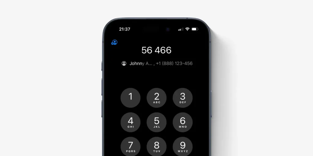 t9 dialing apple