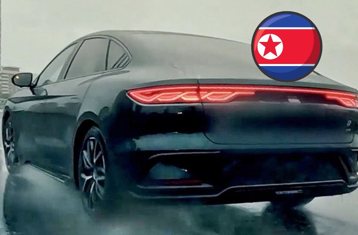 Severní Korea elektromobil