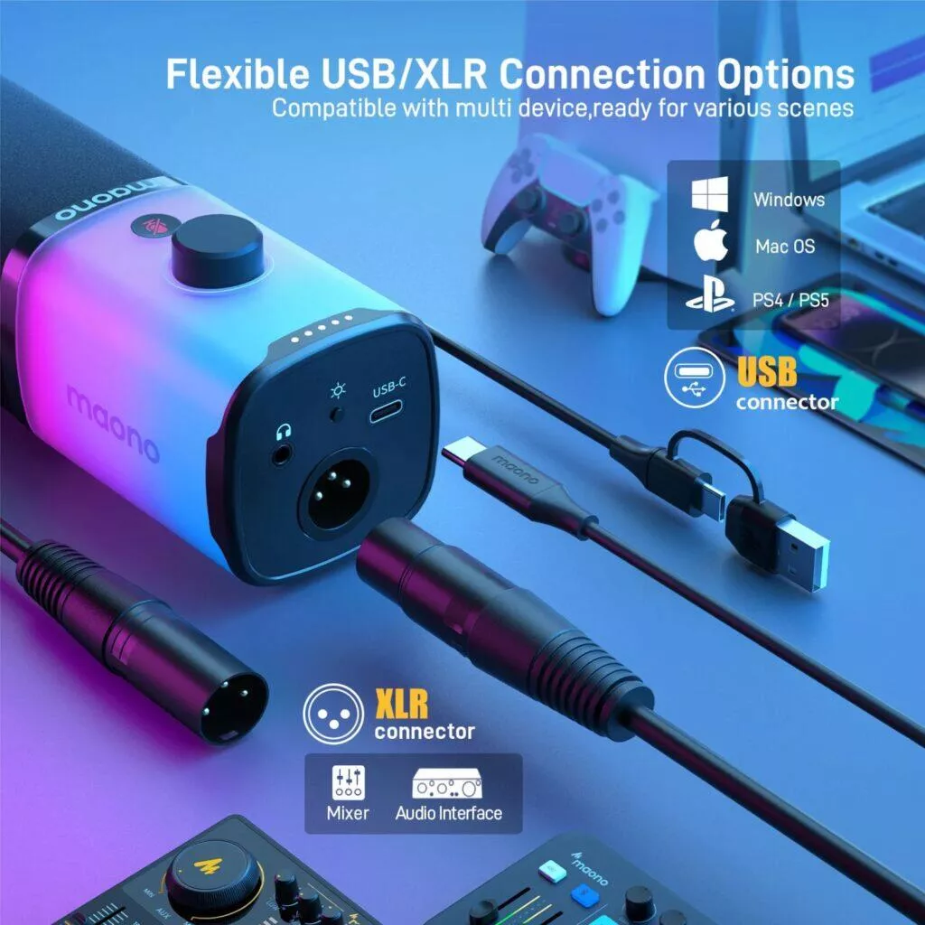 Mikrofon MAONO PD100X AliExpress stream podcast vybavení