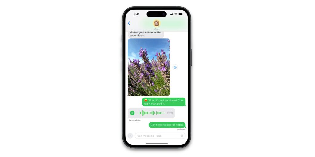 RCS iOS