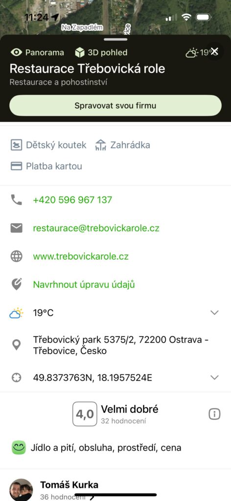 Štítky a kontaktní údaje