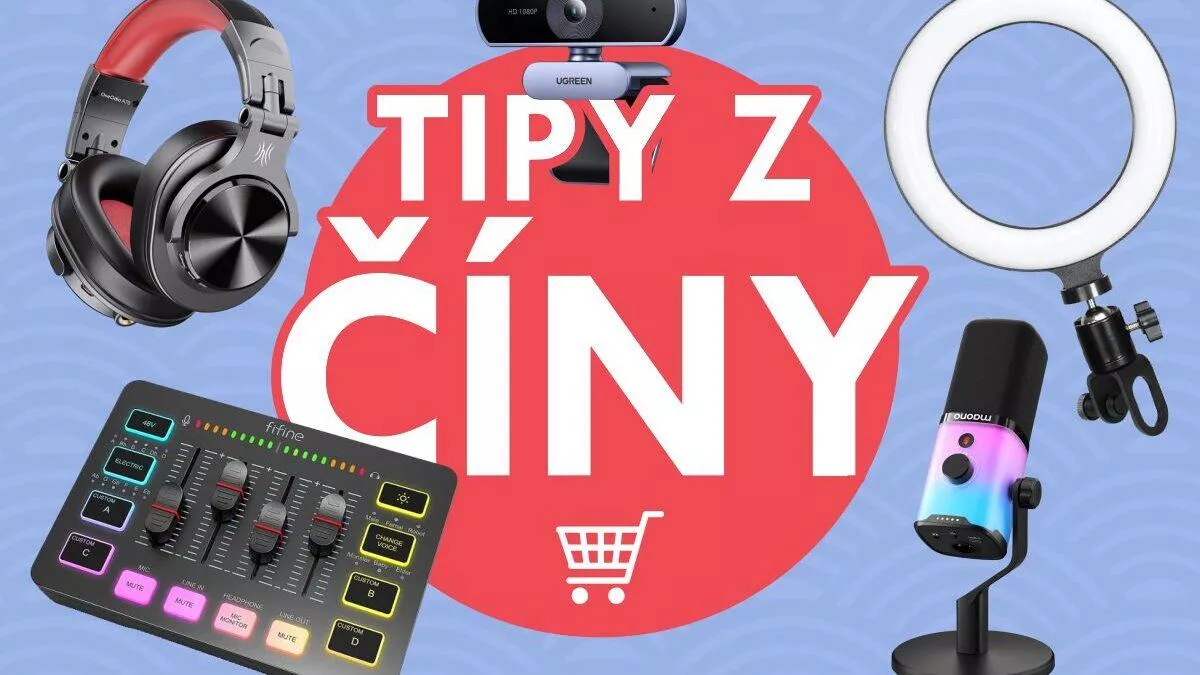 5 tipů na zboží z Číny: Vybavení na streaming a podcasty