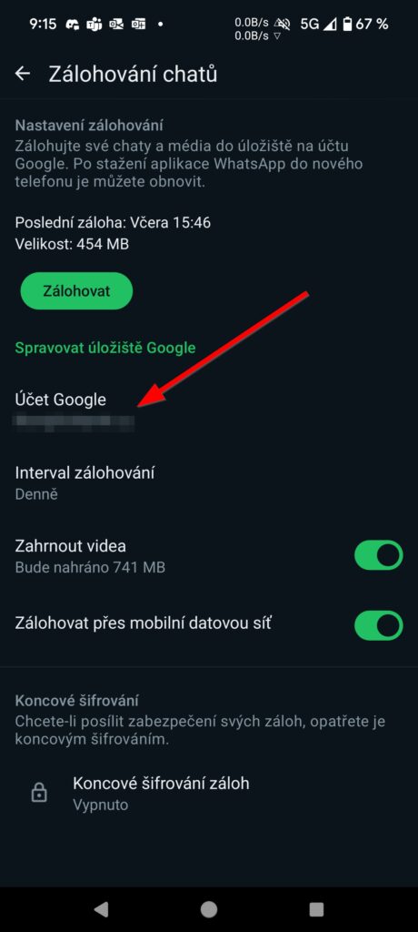 whatsapp zalohy google 3