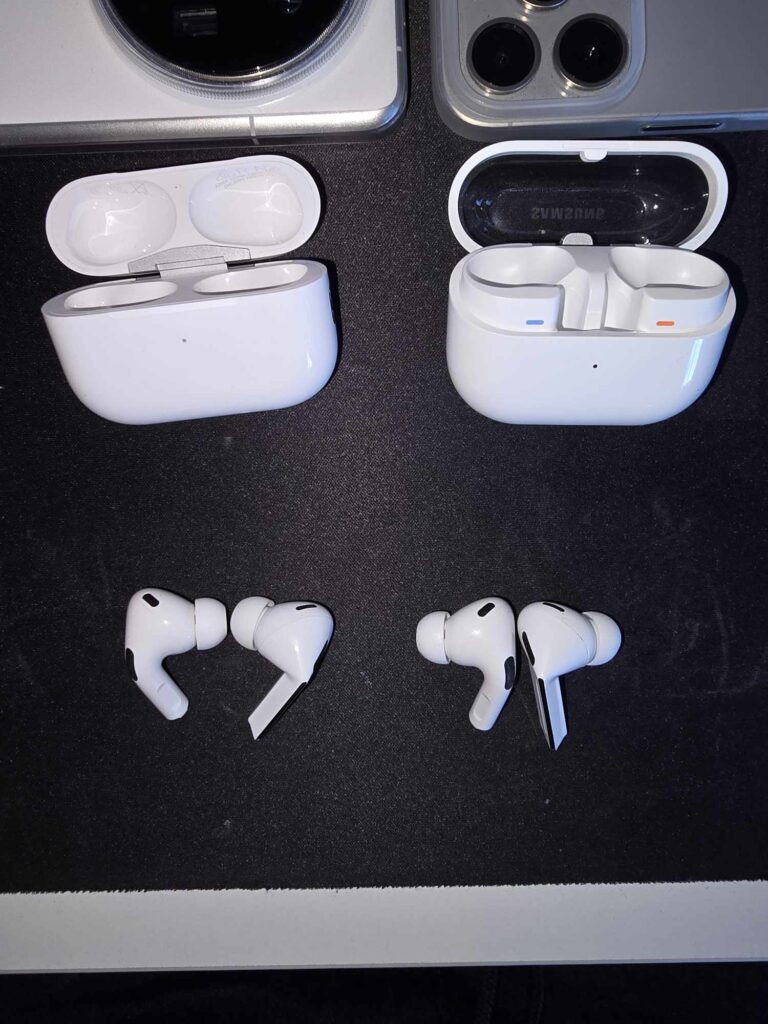 Srovnání sluchátek Apple vs Samsung