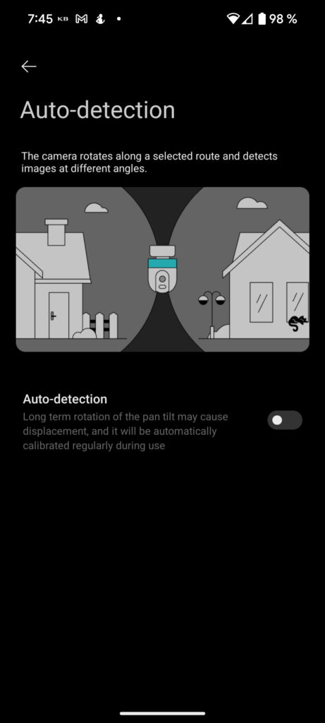 Xiaomi CW400 nastavení autodetekce