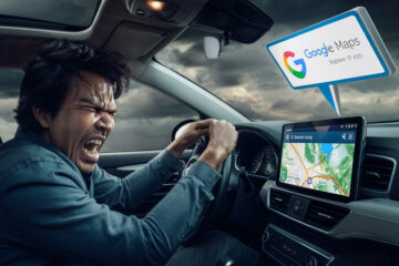 Google Mapy test reklama
