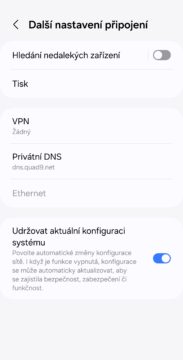 nastaveni pripojeni samsung Pixel,Soukromý DNS