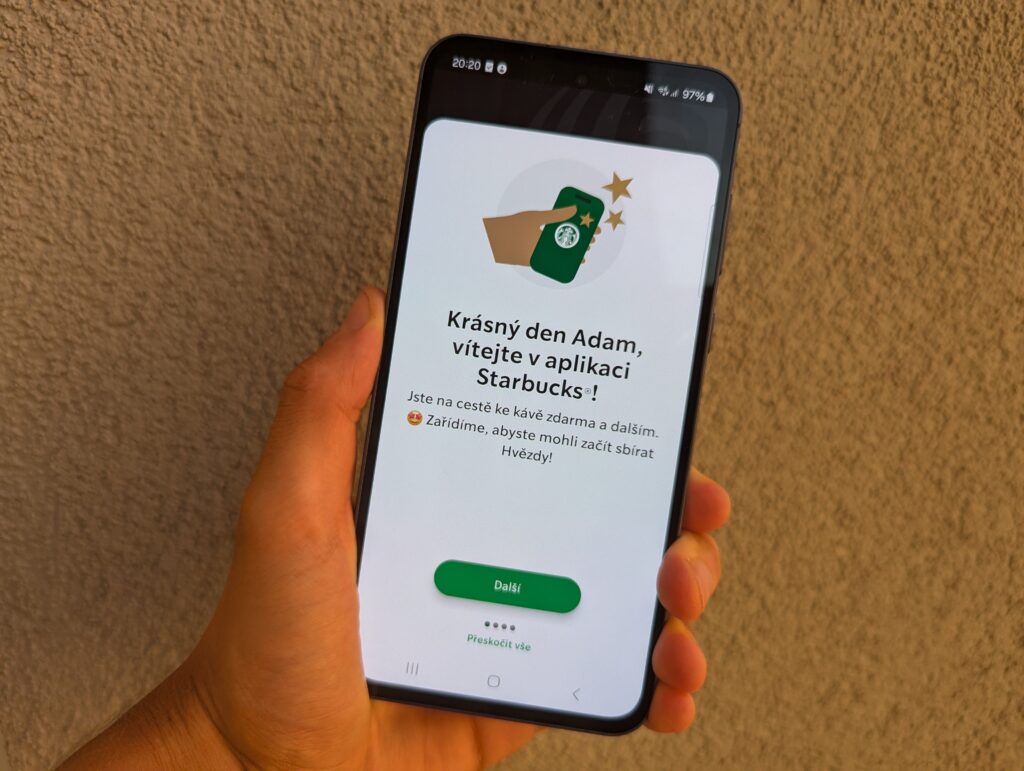 starbucks czechia aplikace 1