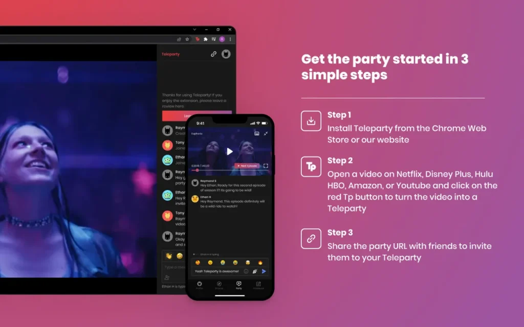 teleparty netlix rozsireni 2
