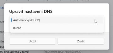 win11 sit internet dns rucne Windows 11 nastavení sítě