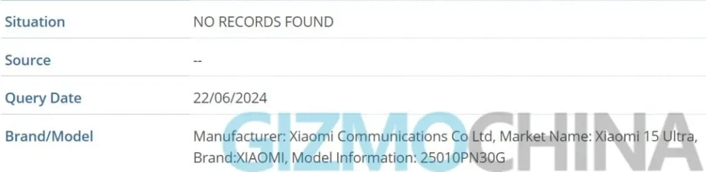 xiaomi 15 ultra imei databaze 3
