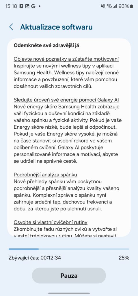 aktualizace one ui 6.1.1