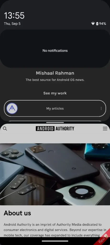 android 16 notifikace rychle nastaveni zmena 1