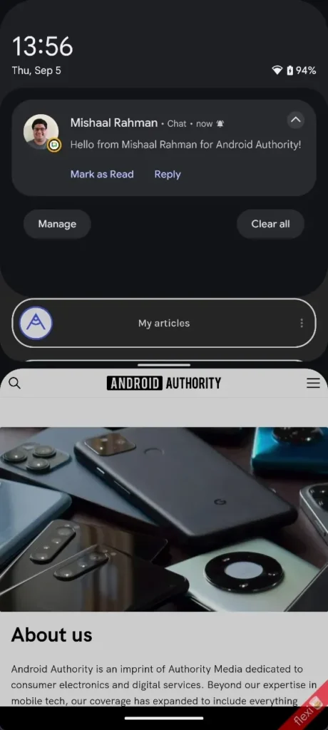 android 16 notifikace rychle nastaveni zmena 3