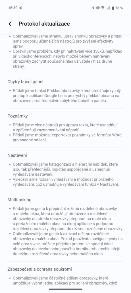 vivo x100 pro android 15 aktualizace seznam zmen 2