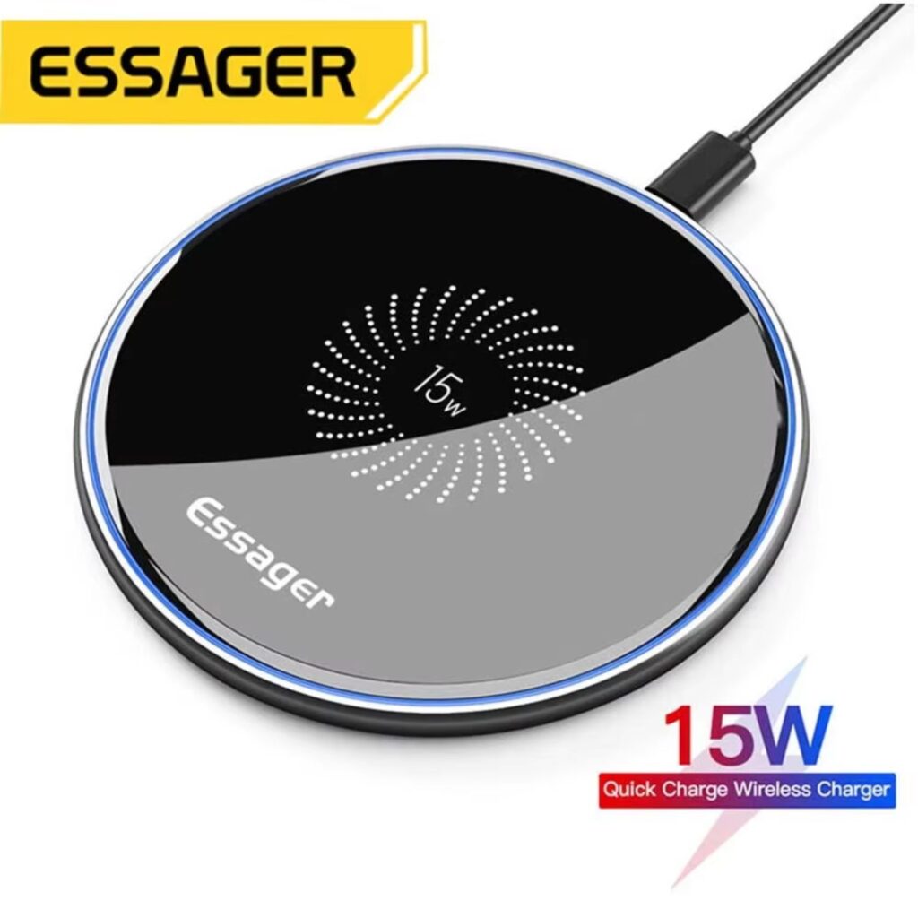 Essager 15W bezdrátová nabíječka AliExpress slevy balíčky bundle