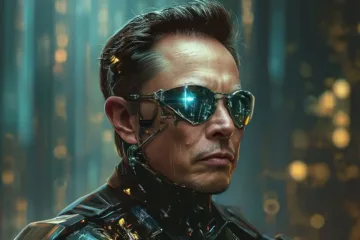 Elon Musk jako Terminátor