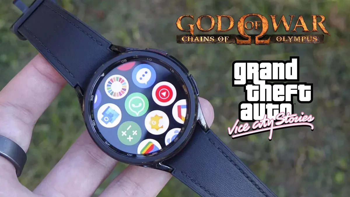 GTA nebo God of War na zápěstí. Nadšenec dokázal na Galaxy Watch spustit staré PSP klasiky