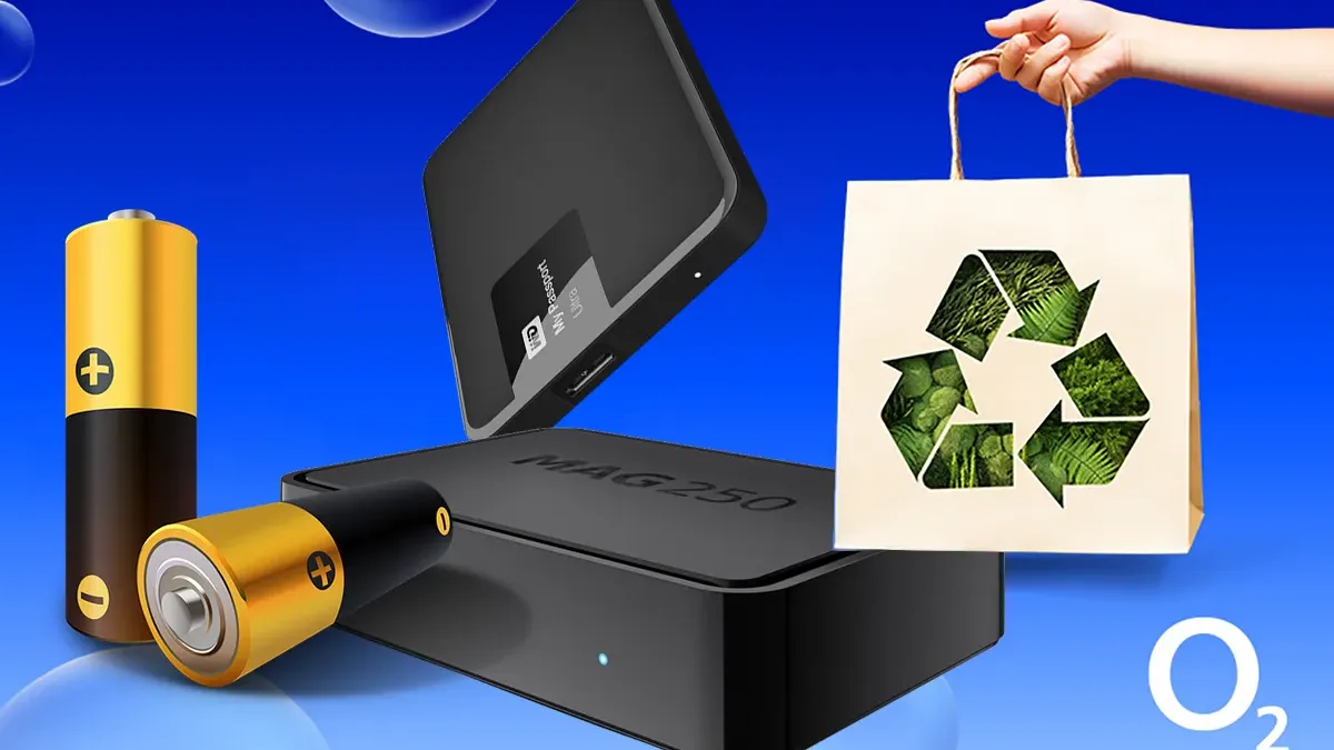 Domácí recyklace bez námahy: O2 přináší řešení pro vysloužilou elektroniku
