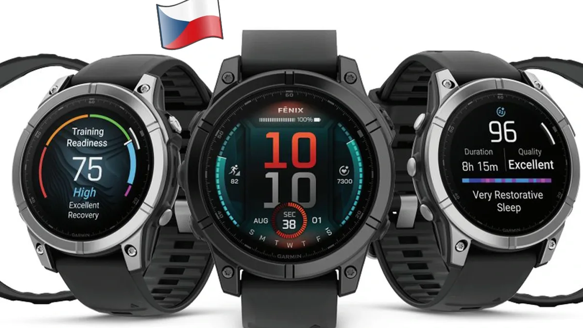 Češi, hodinky Garmin Fenix E jsou nyní v parádní akci! Mají AMOLED displej, super výdrž a hromadu funkcí