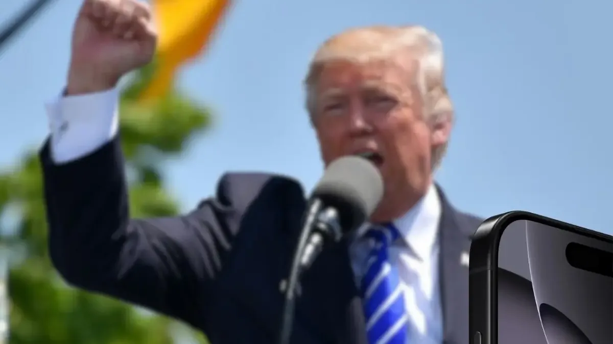 Do iPhonů pronikl politicky nekorektní vtípek. Když řeknete „rasista“, objeví se Trump