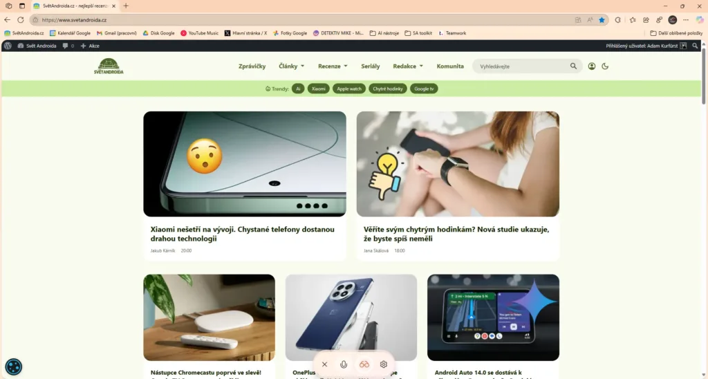 microsoft copilot vision prohlizec edge svetandroida.cz