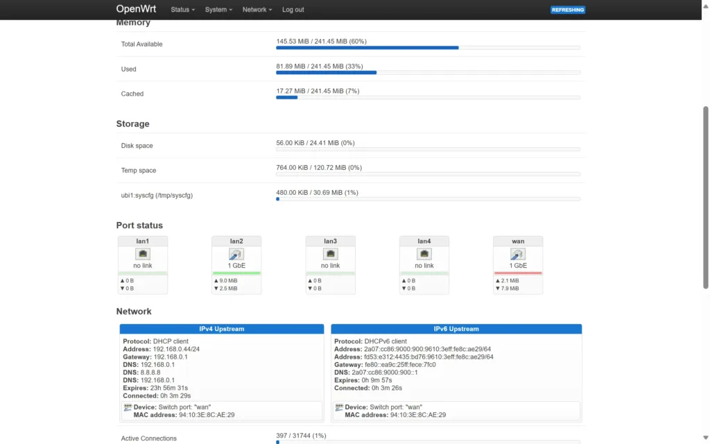 openwrt prehled