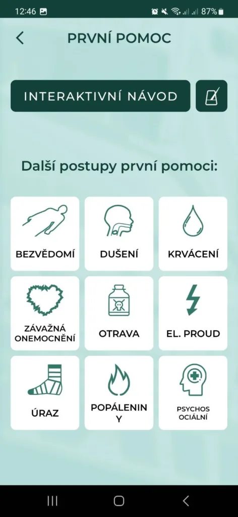 Záchranka, první pomoc