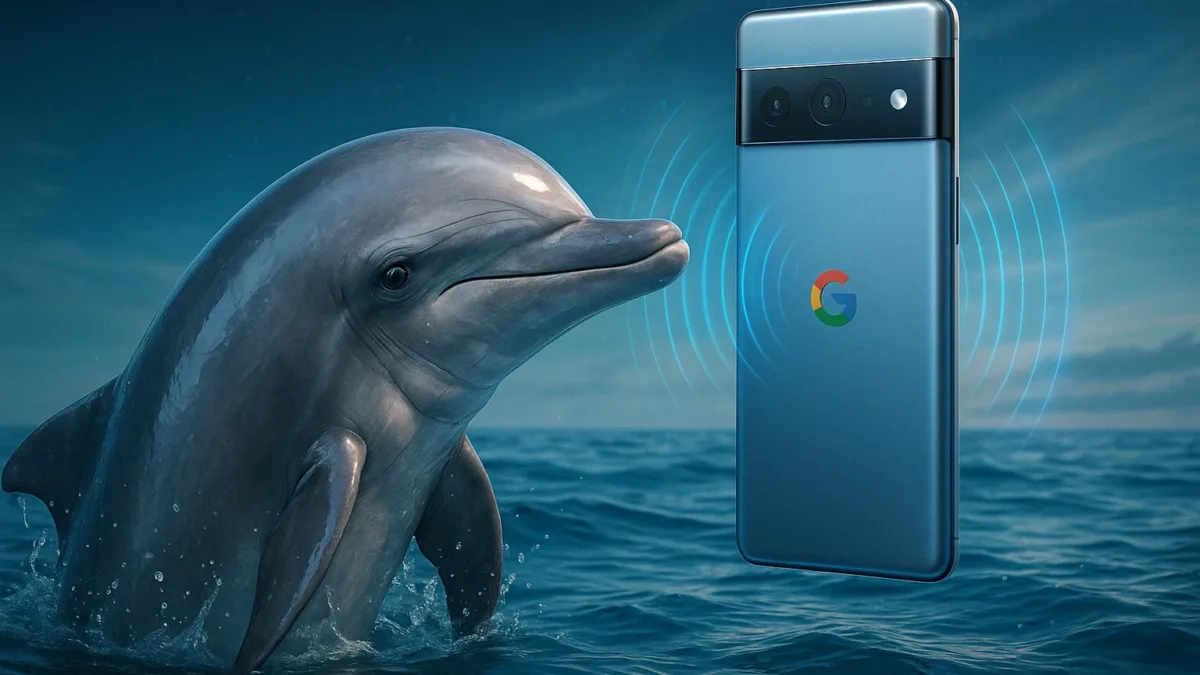 Rozluští AI jazyk delfínů? Google nasadil DolphinGemma na telefony Pixel!